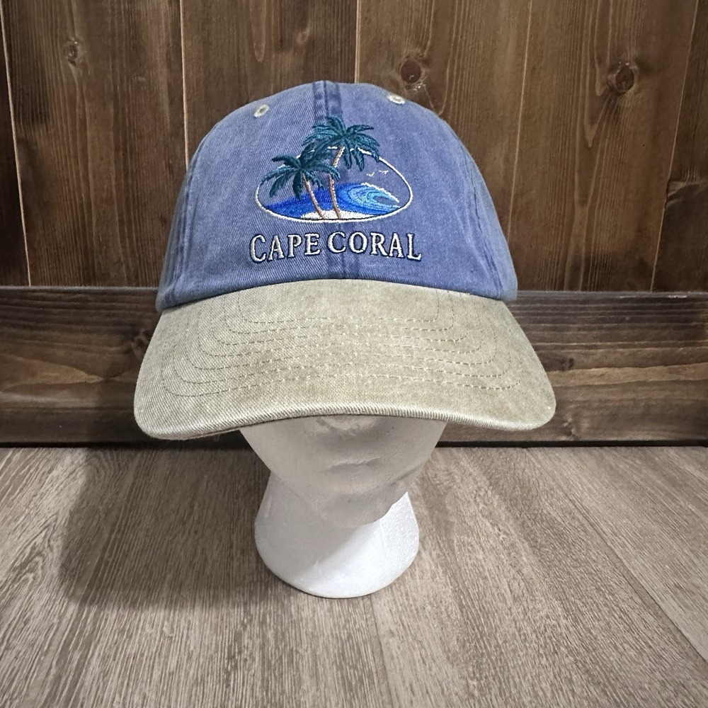 New Vintage Cape Coral Florida USA Hat Twill Sport‎ Cap Strap Back Classic